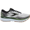 Mens Brooks Men's Brooks Ghost 16 White/Black/Green Mesh White/Black/Green Mesh