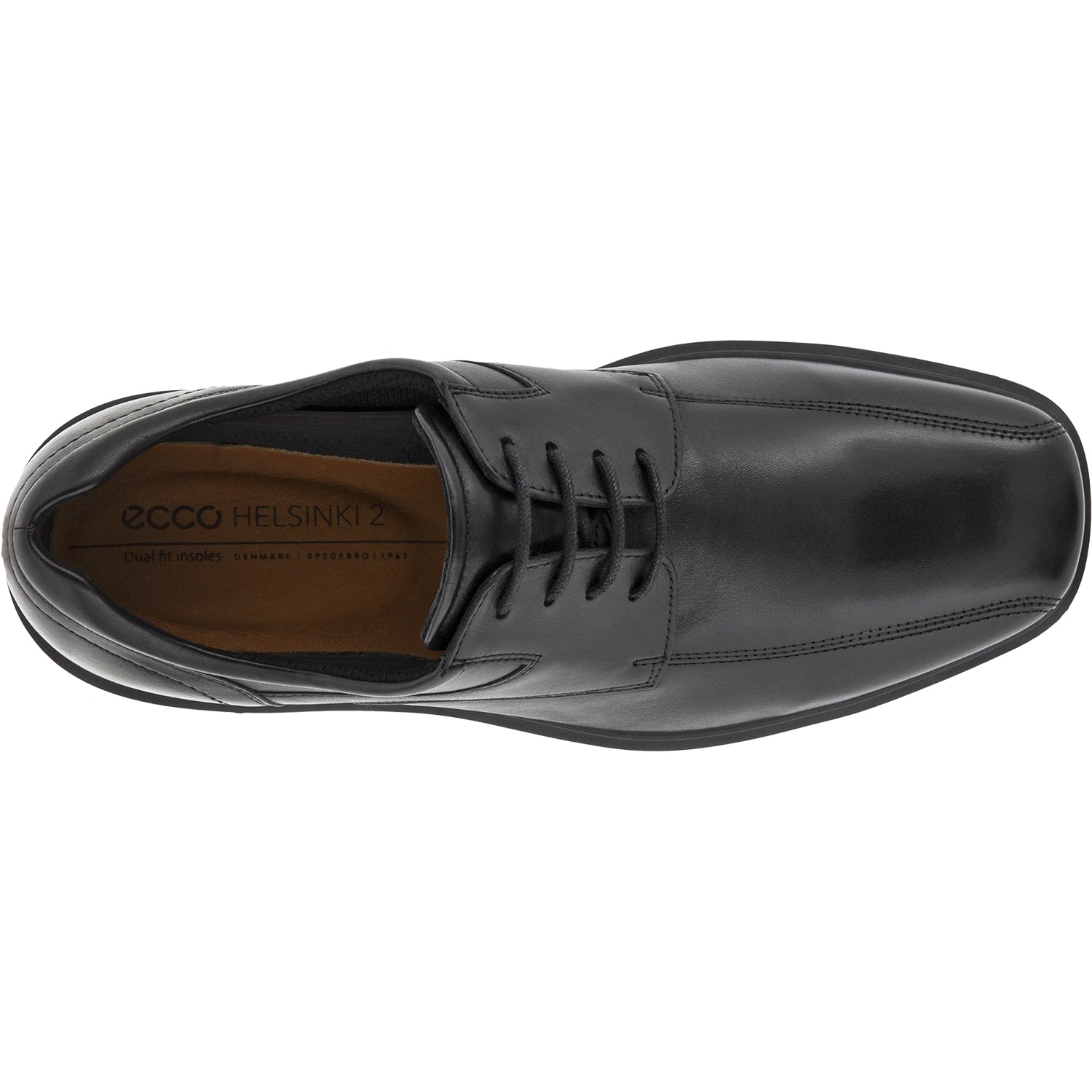 Mens Ecco Men's Ecco Helsinki 2.0 Bike Toe Tie Black Leather Black Leather