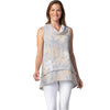 Womens Habitat Women's Habitat Petals Sleeveless Drape Collar Tunic Dove Dove