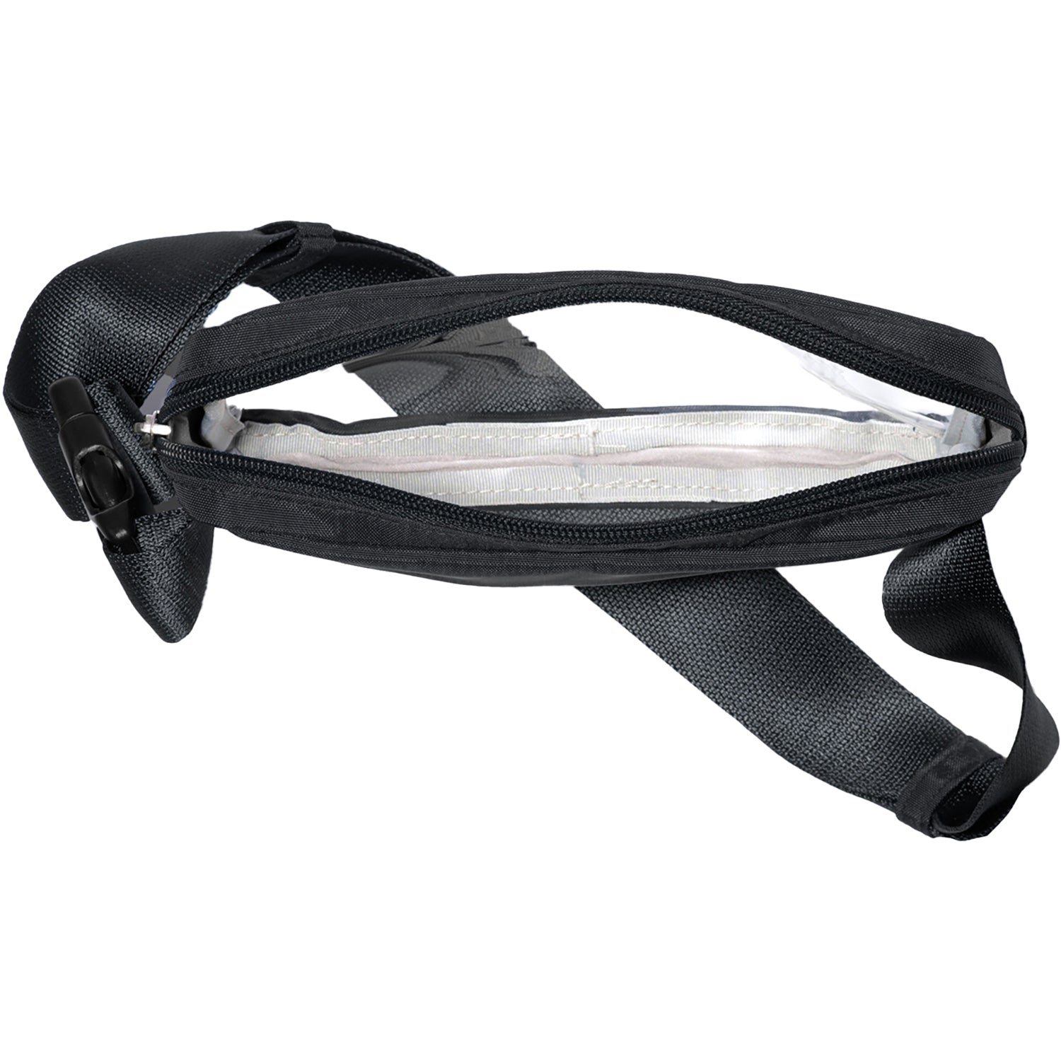Womens Baggallini Baggallini Clear Stadium Belt Bag Sling Black Black