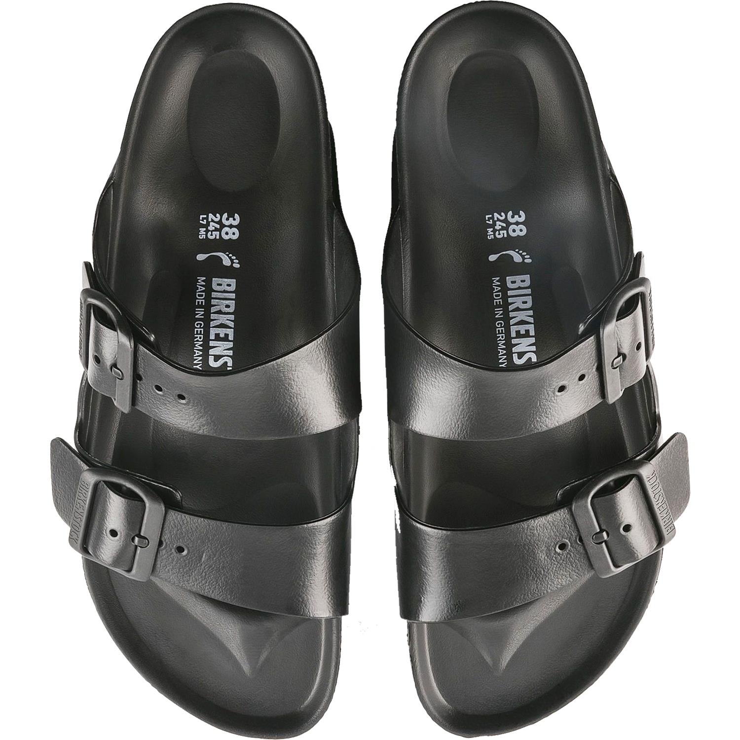 Unisex Birkenstock Unisex Birkenstock Arizona Essentials Black EVA Synthetic Black EVA Synthetic