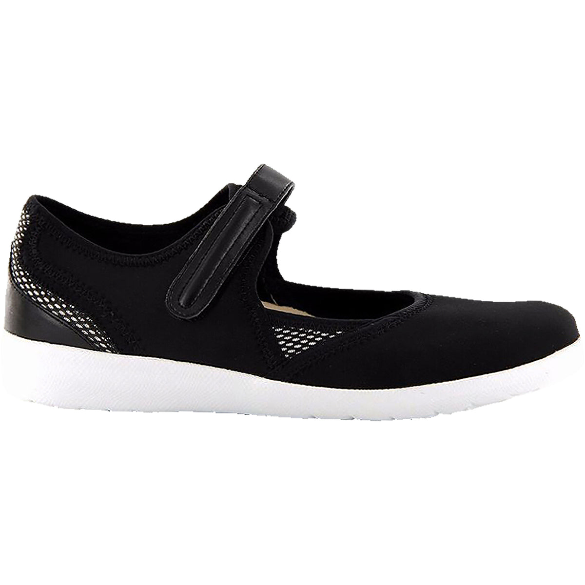 Ziera Ushery Women's Sporty Mary Janes Black Neoprene – Footwear etc.
