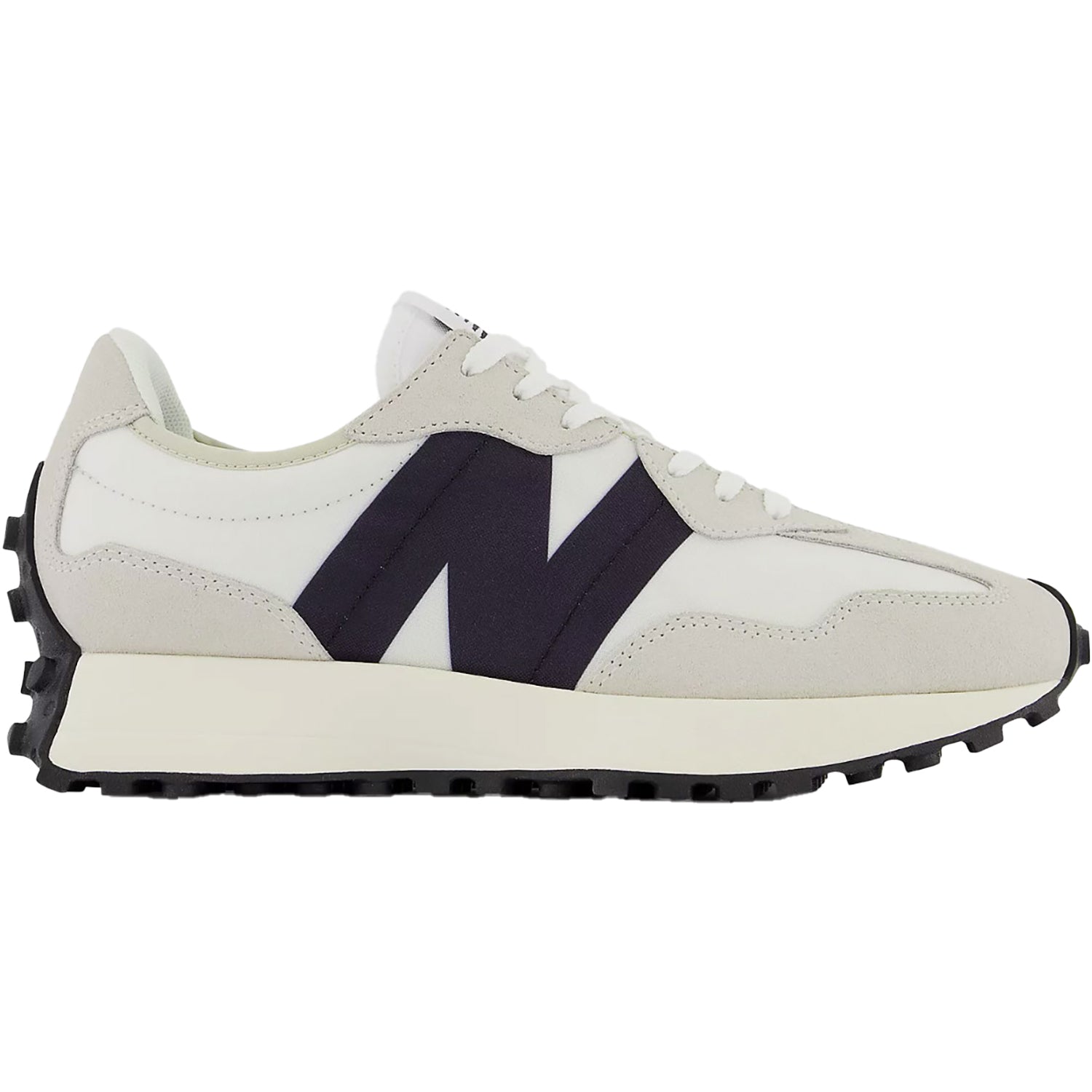 Womens New balance Women's New Balance WS327FE Sea Salt/White/Black Suede Sea Salt/White/Black Suede