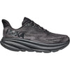 Mens Hoka one one Men's Hoka Clifton 9 Black/Black Mesh Black/Black Mesh