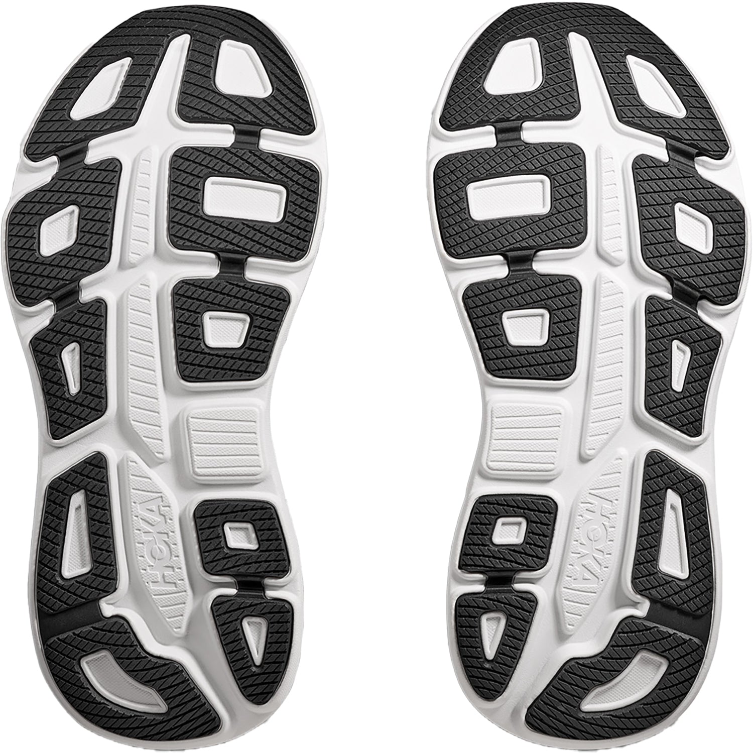 Mens Hoka one one Men's Hoka Bondi 9 Black/White Mesh (Neutral Support) Black/White Mesh
