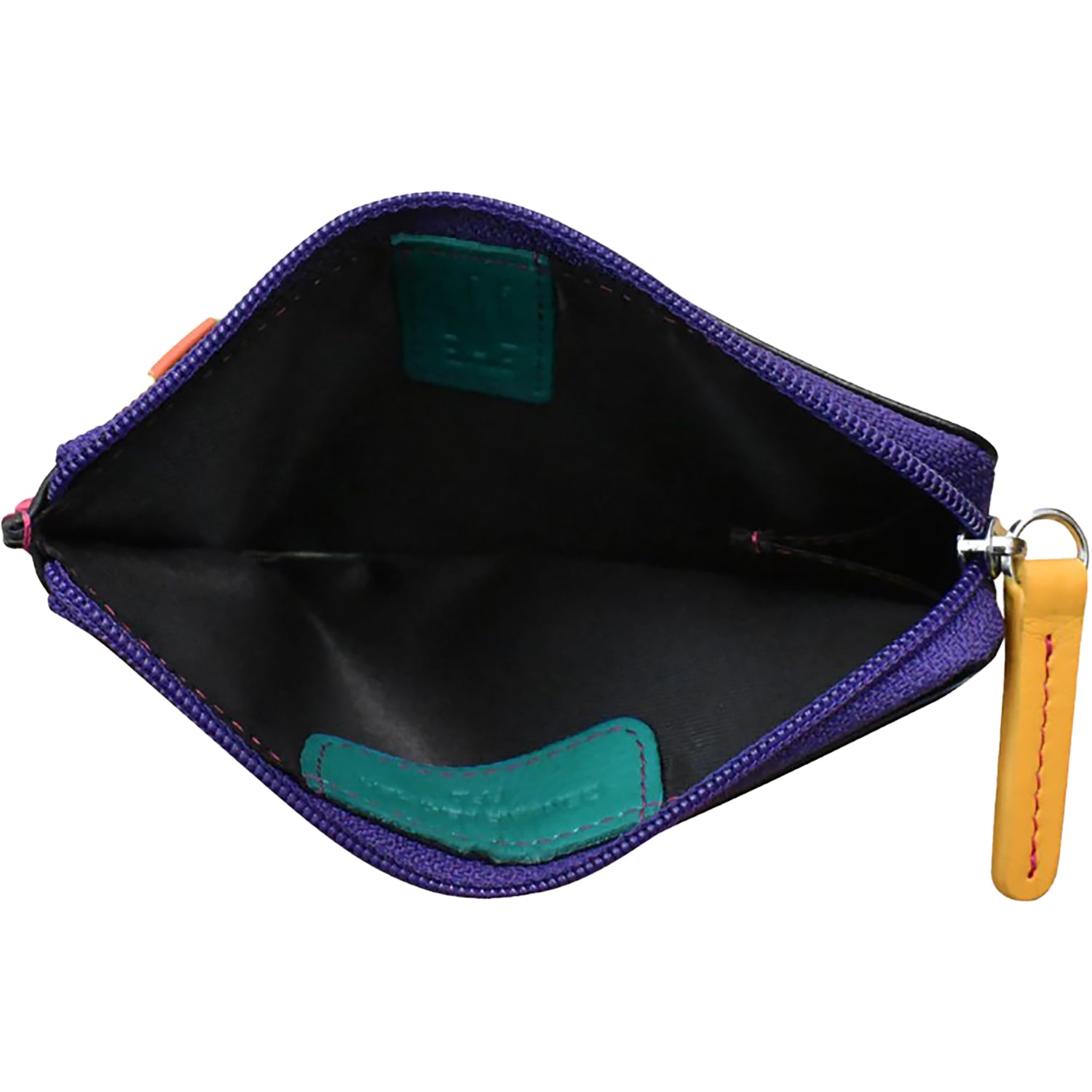 Ili new york ili New York Flat Card Case Black/Brights Black Brights