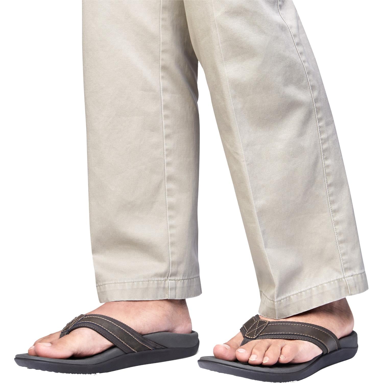 Mens Vionic Men's Vionic Tide Black Leather Black Leather