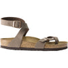 Womens Birkenstock Women's Birkenstock Yara Mocha Birkibuc Mocha Birkibuc