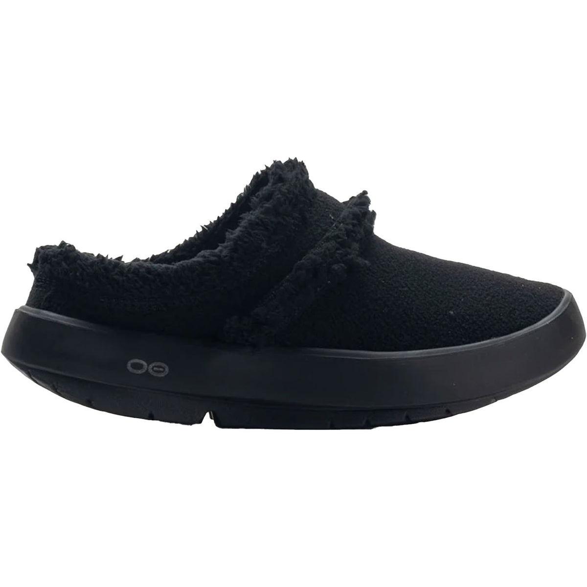 Oofos Oocoozie Men\'s Mule Black Shoes Recovery Slip-On Vegan Sherpa Size 12 Oofos OOcoozie Mule Mens Size 10 Black Casual | Mercari main image 4