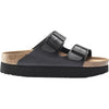 Womens Birkenstock Women's Birkenstock Papillio Arizona Platform Vegan Black Birko-Flor Black Birko-Flor
