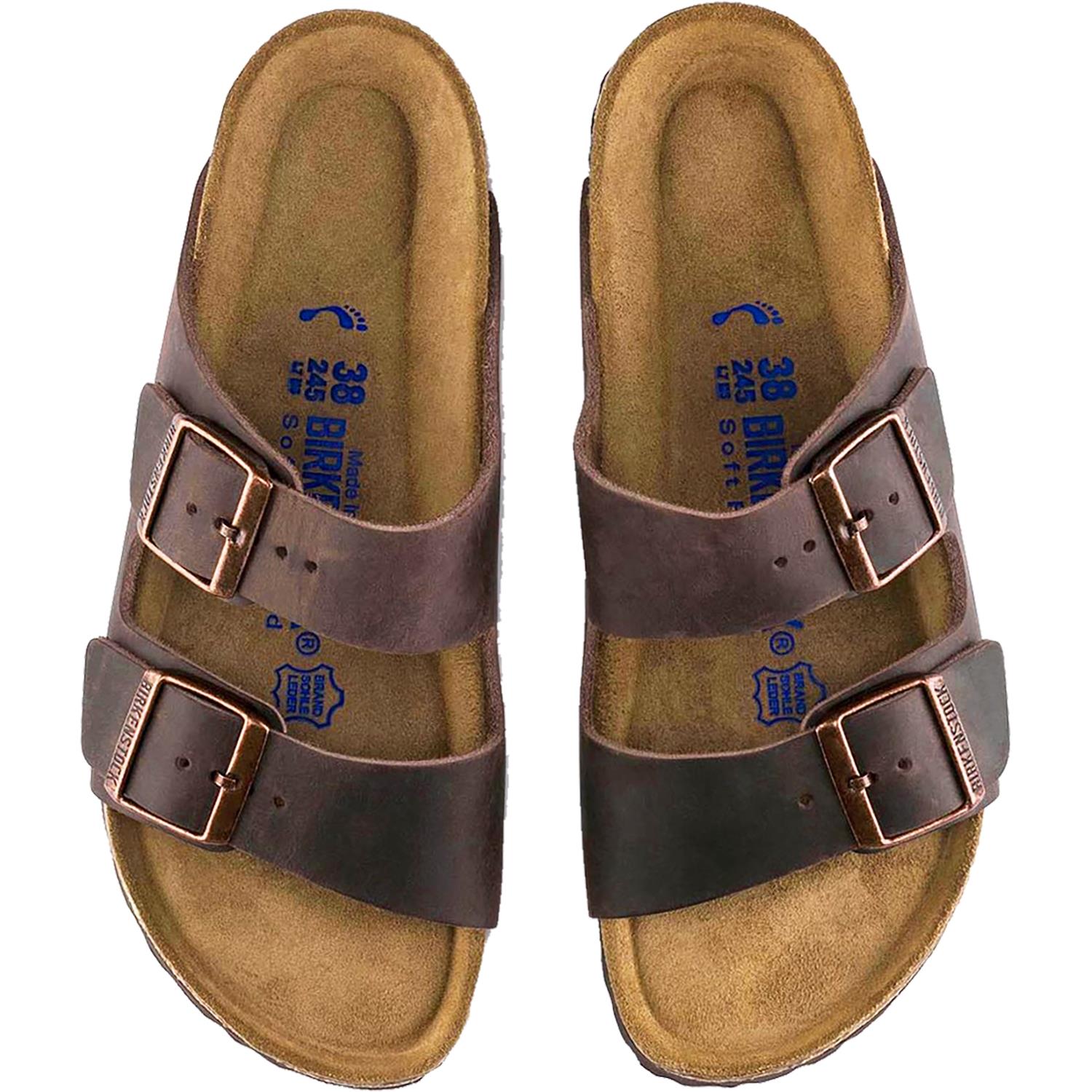 Unisex Birkenstock Unisex Birkenstock Arizona Soft Footbed Habana Oiled Leather Habana Oiled Leather