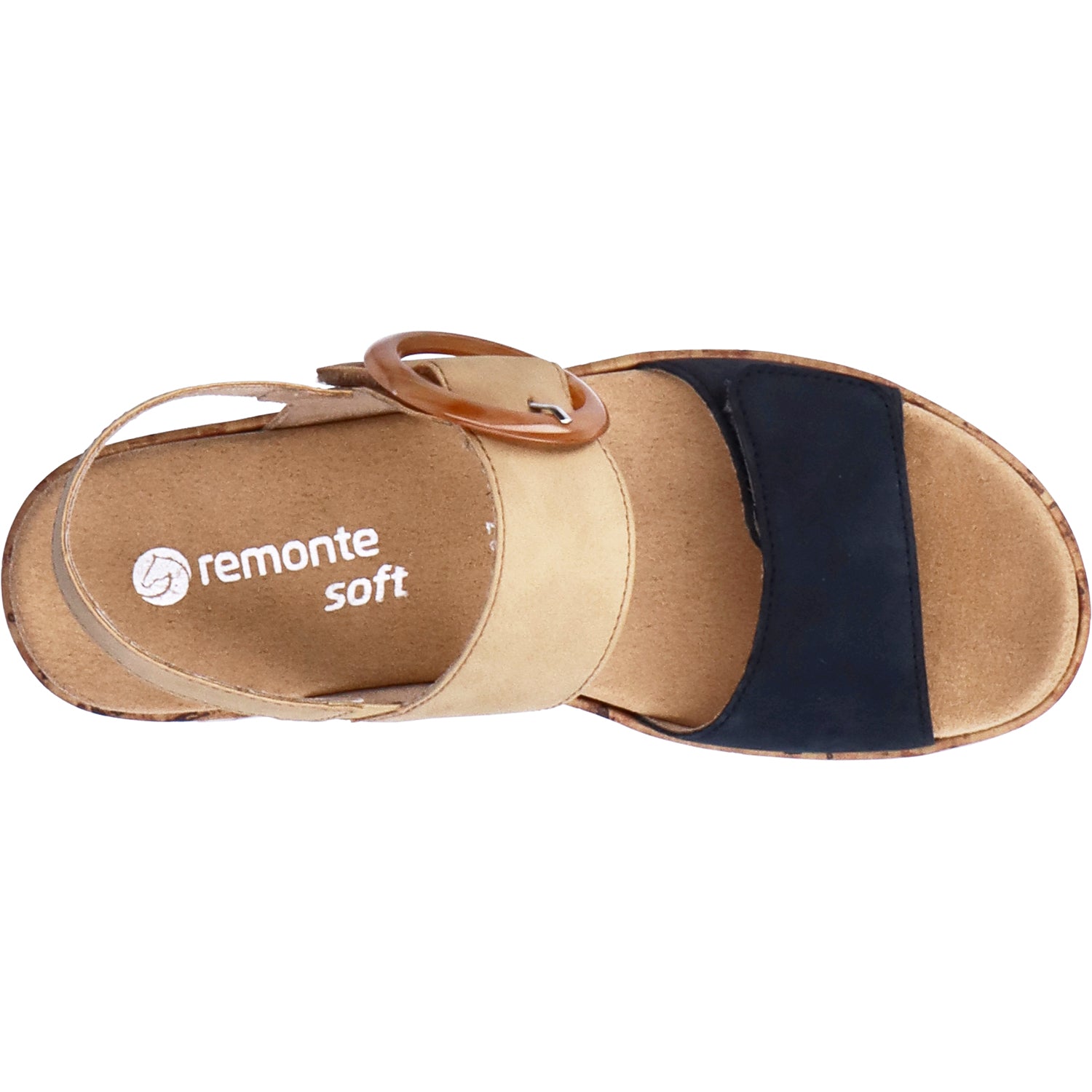Womens Remonte Women's Remonte R6853-60 Jocelyn 53 Pazific/Sand Nubuck Pazific/Sand Nubuck
