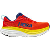 Mens Hoka one one Men's Hoka Bondi 8 Red Alert/Flame Mesh (Neutral Support) Red Alert/Flame Mesh
