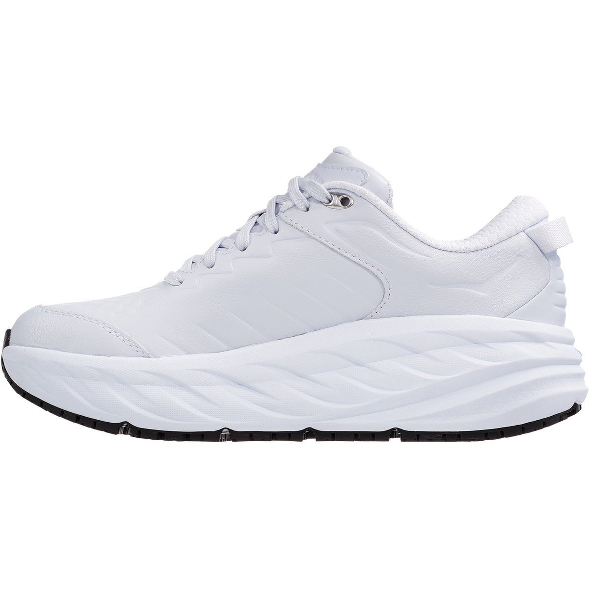 Women's Hoka Bondi SR White Leather (Neutral Support) – Footwear etc.