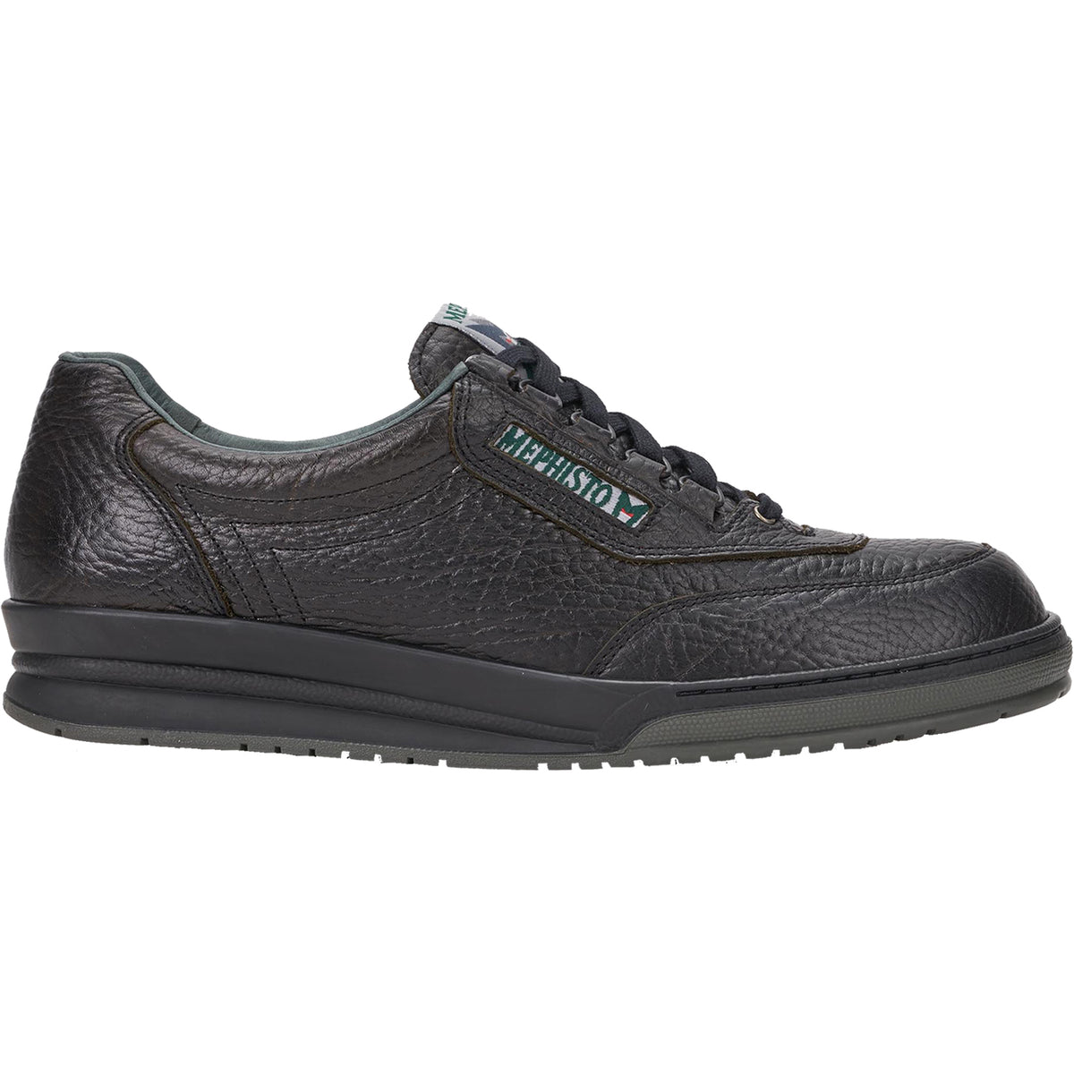 Mephisto Match Men's Walking Shoes Black Leather – Footwear etc.
