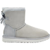 Womens Ugg Women's UGG Mini Bailey Bow II Ash Fog Sheepskin Ash Fog Sheepskin