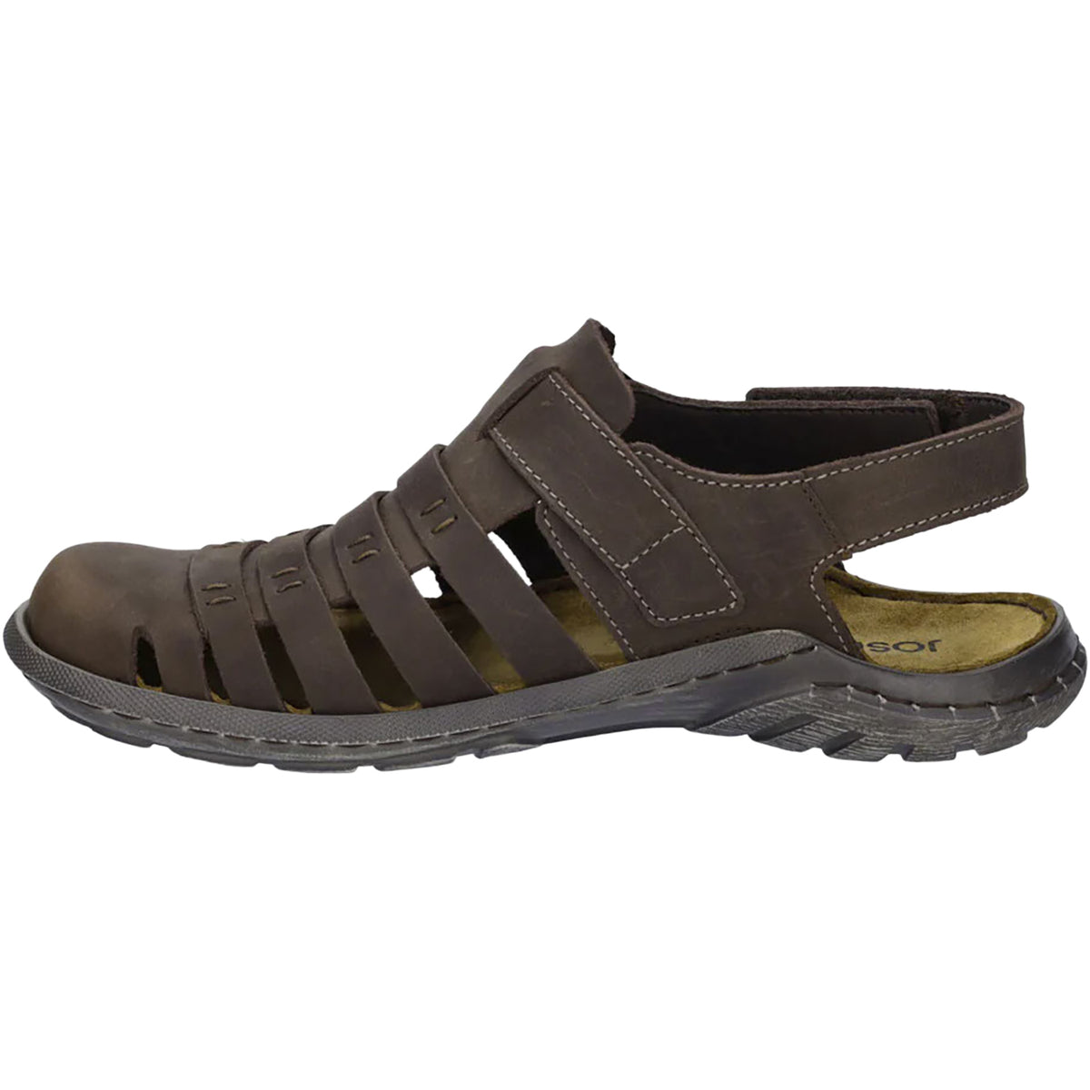Josef Seibel Logan 70 Men's Fisherman Sandals Mocca Leather