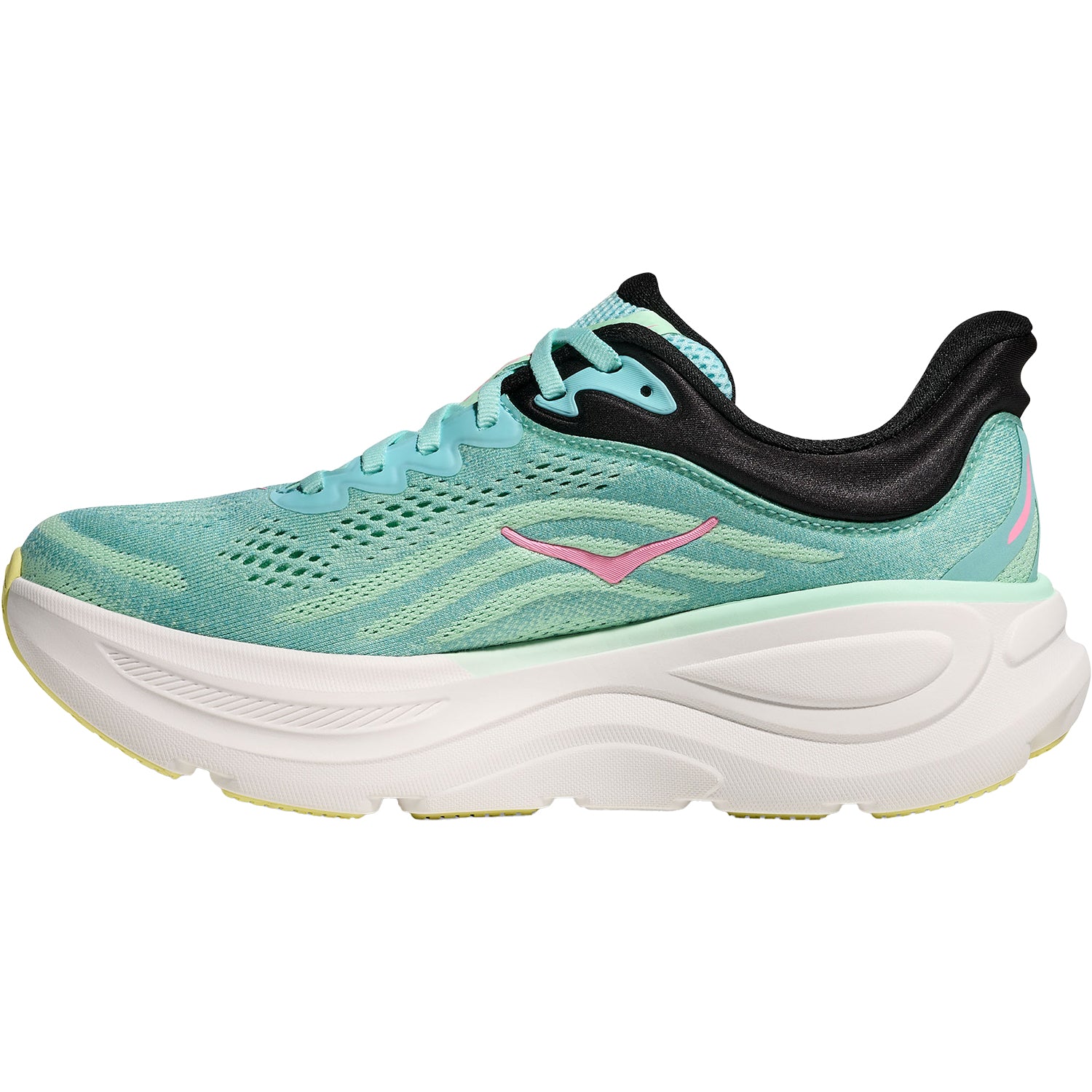 Womens Hoka one one Women's Hoka Bondi 9 Blue Spark/Mint Fluorite Mesh (Neutral Support) Blue Spark/Mint Fluorite Mesh