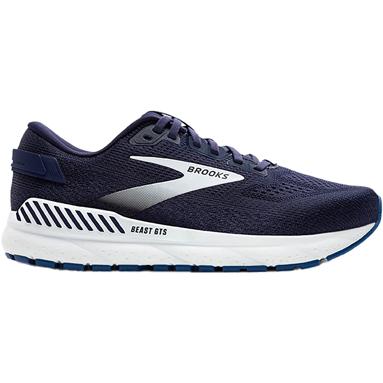Mens Brooks Men's Brooks Beast GTS 24 Peacoat/True Navy/White Mesh (Stability Support) Peacoat/True Navy/White Mesh