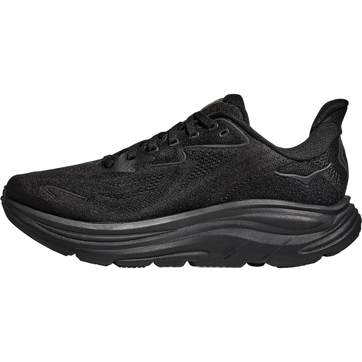 Men's Hoka Clifton 10 Black/Black Mesh (Neutral Support