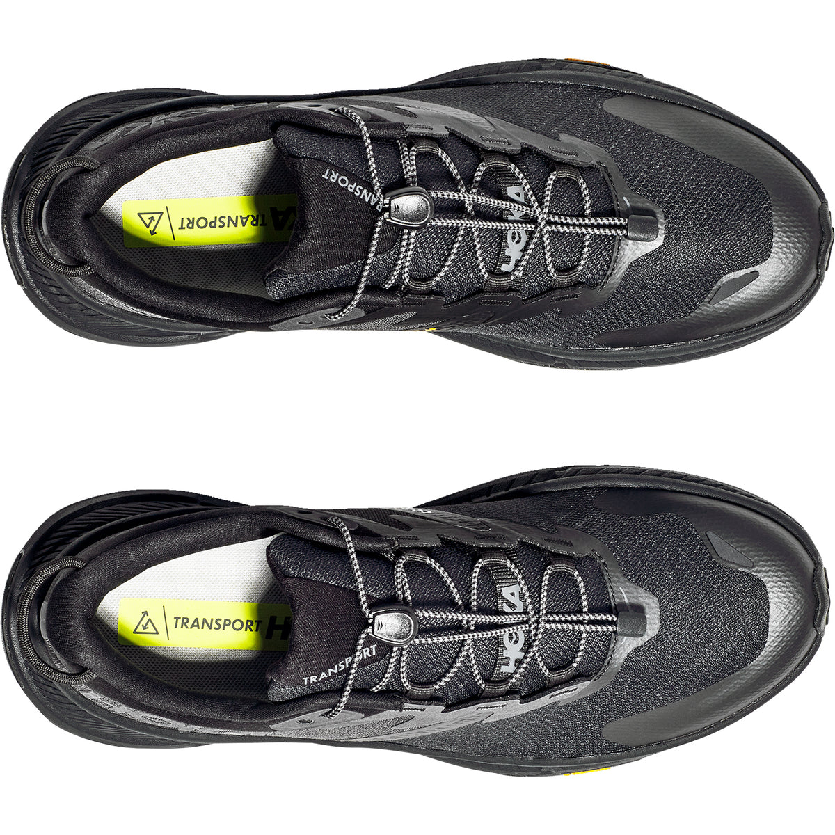 Hoka One Transport Wide Running Shoes Men 9.5 EE Black Trail Sneakers Gorpcore‎ Men main image 2