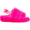 Womens Ugg Women's UGG Fluff Yeah Slide Rock Rose Sheepskin Rock Rose Sheepskin