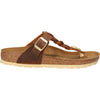 Womens Birkenstock Women's Birkenstock Gizeh Braid Cognac Oiled Leather Cognac Oiled Leather