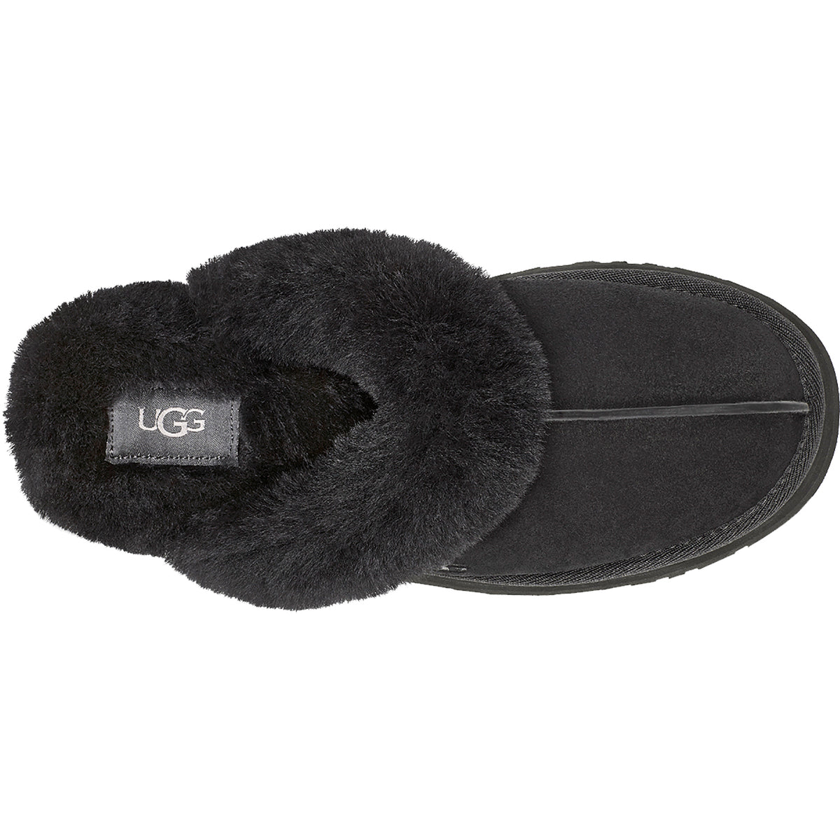 UGG Disquette Women's Slippers Black Sheepskin – Footwear etc.