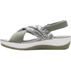 Womens Clarks Women's Clarks Cloudsteppers Arla Belle Dusty Olive Fabric Dusty Olive Fabric