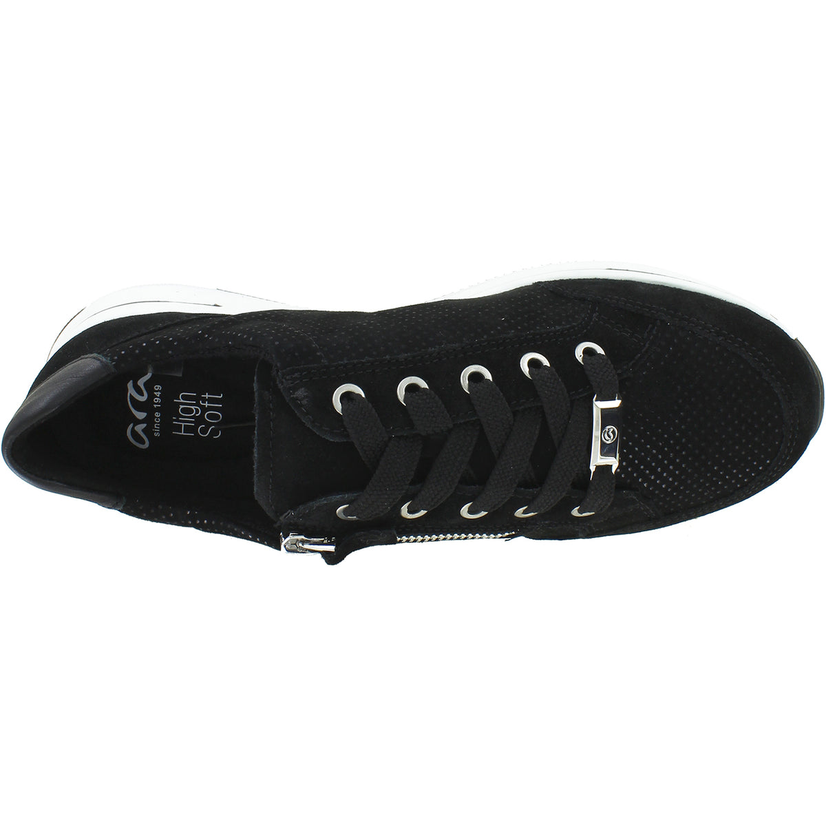 Ara Oleanna Women's Sneakers Black Suede/Puntkid – Footwear etc.
