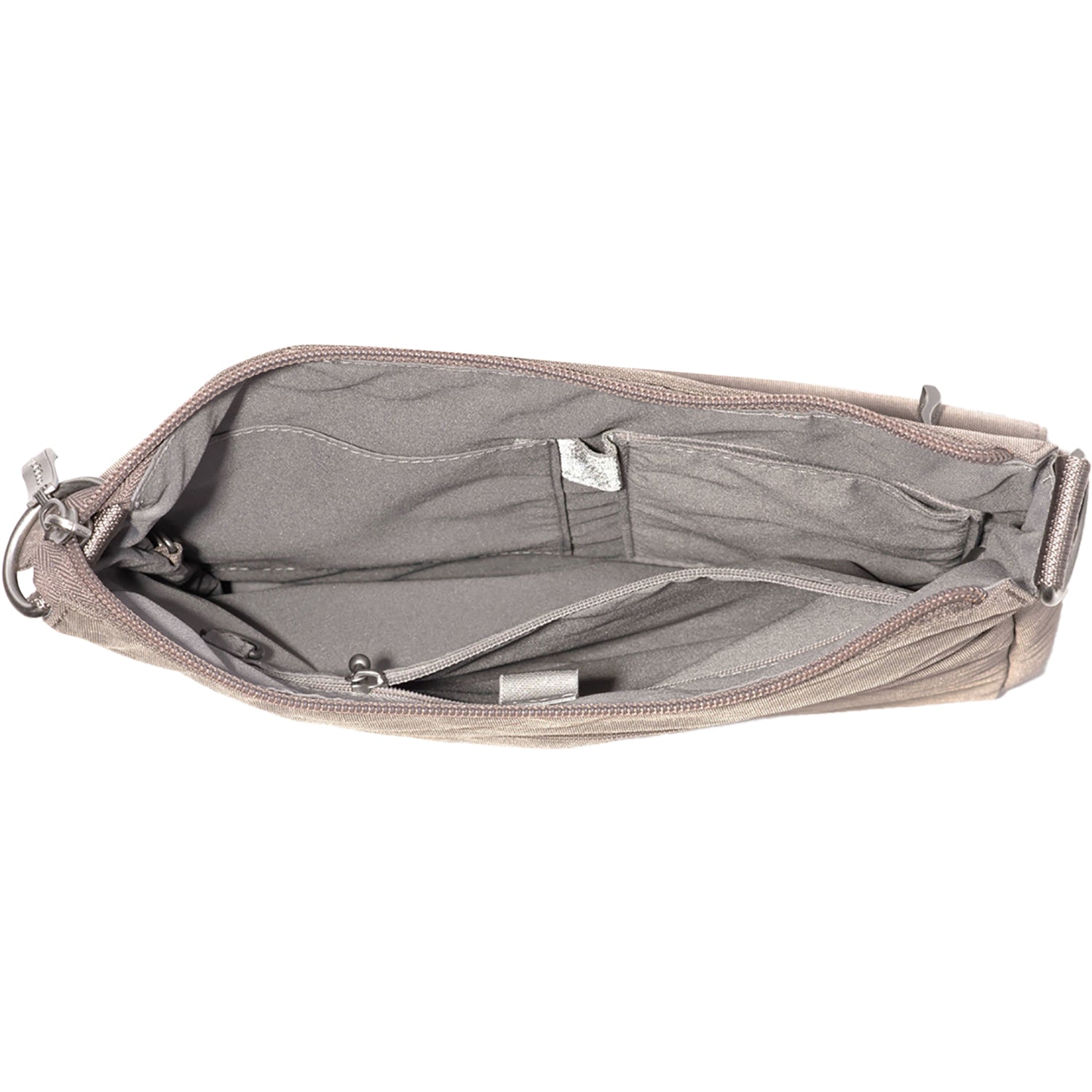 Womens Baggallini Baggallini Modern Everywhere Slim Crossbody Moonrock Nylon Moonrock