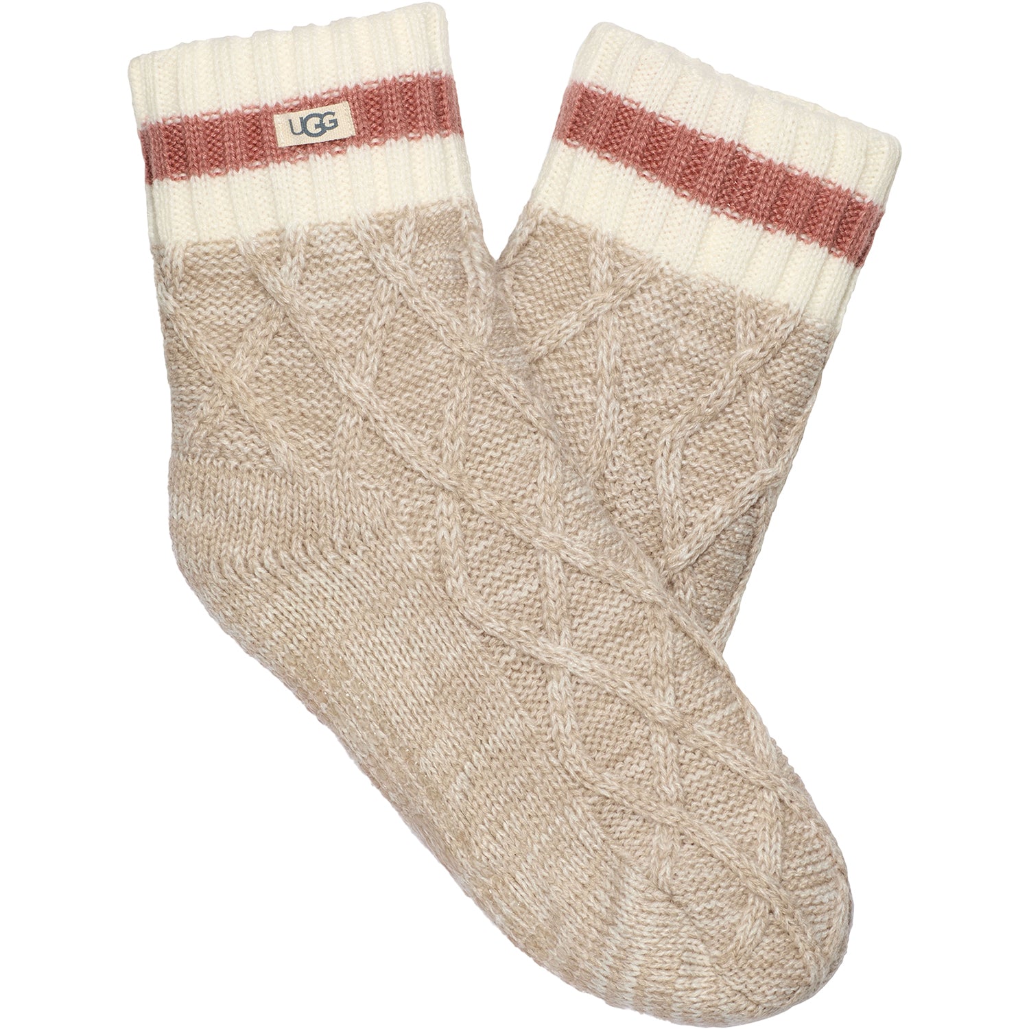 Mens Ugg Women's UGG Deedee Fleece Lined Quarter Putty/Pink Cedar Putty/Pink Cedar