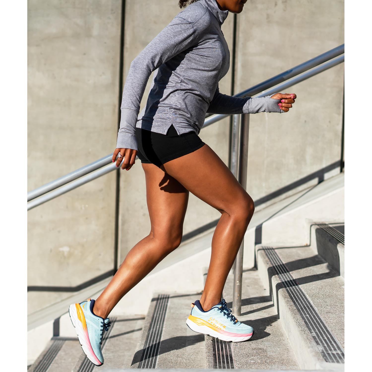 Womens Hoka one one Women's Hoka One One Bondi 7 Black/White Mesh Black/White Mesh