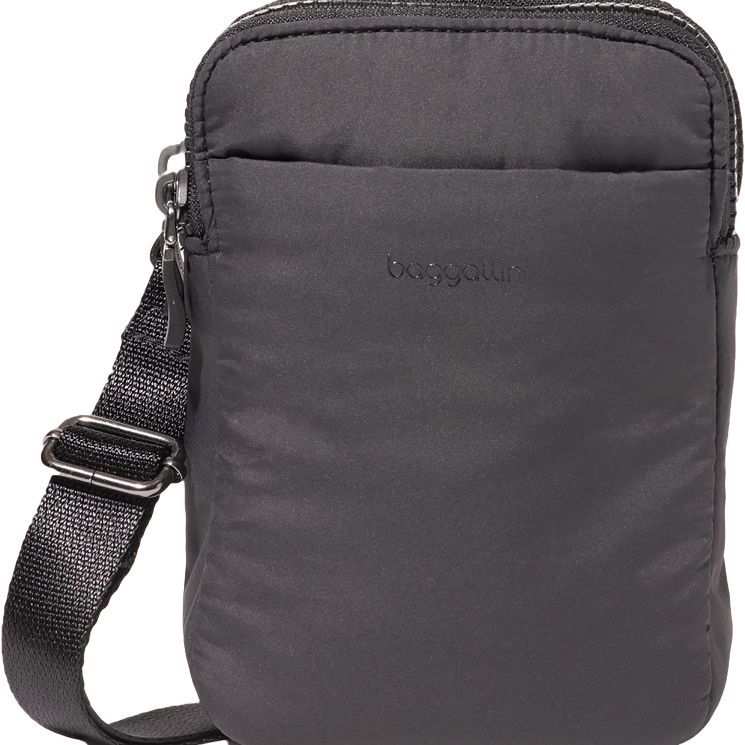 Womens Baggallini Baggallini Modern Take Two RFID Crossbody Black Puff Black Puff