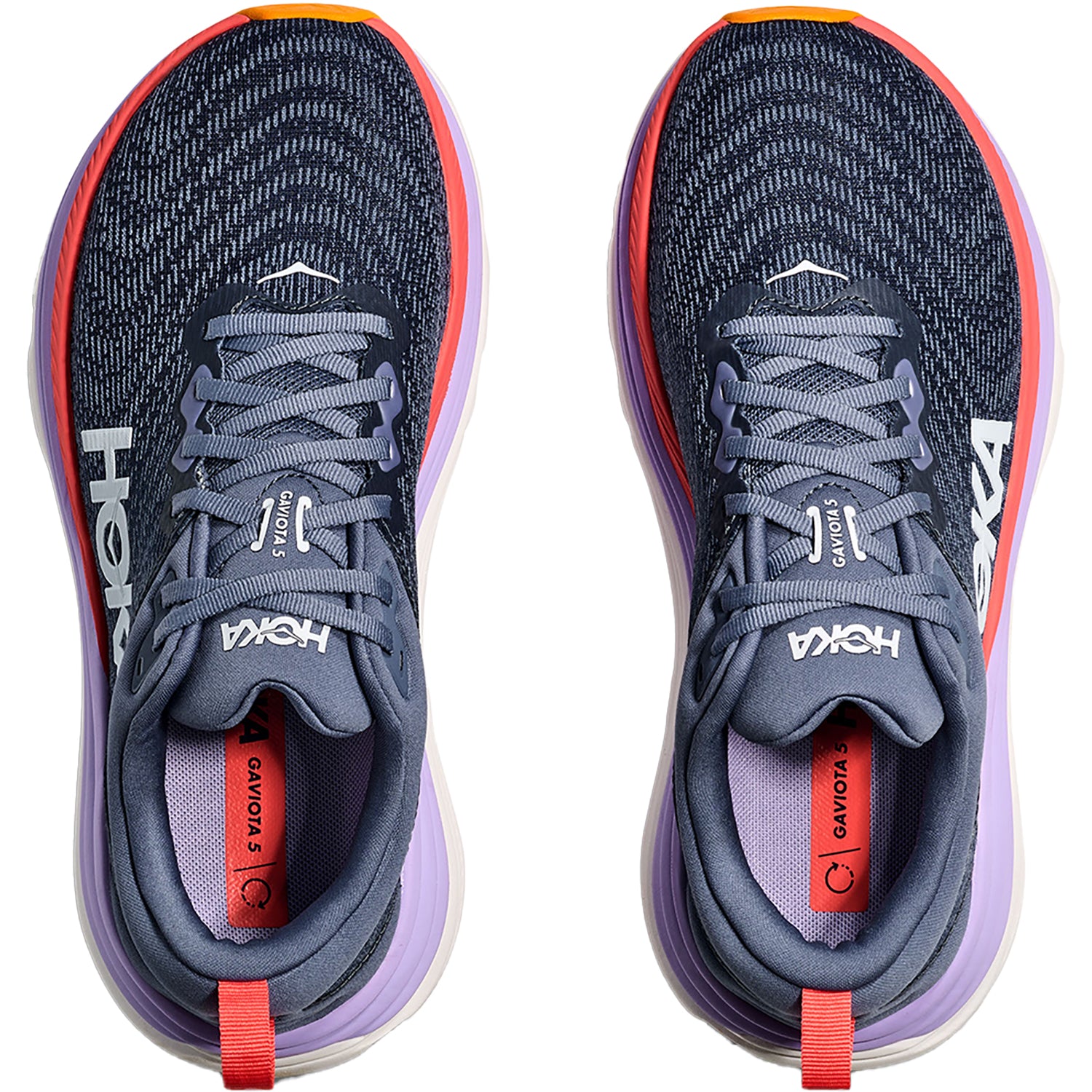 Womens Hoka one one Women's HOKA Gaviota 5 Anchor/Grapefruit (Stability Support) Anchor/Grapefruit