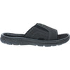 Mens Rockport Men's Rockport Get Your Kicks Strap Slide Black Leather Black Leather