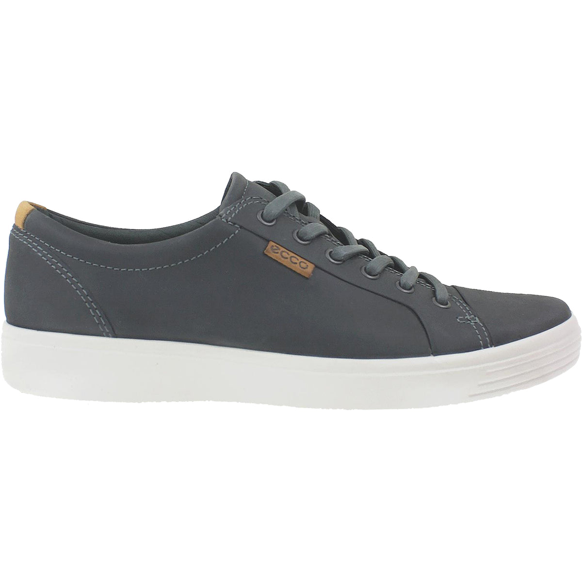 Men's Ecco Soft Sneaker Titanium Nubuck – Footwear