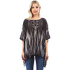 Womens Apny Women's APNY Short Kaftan Black/White Abstract Print Black/White Abstract Print
