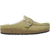 Womens Birkenstock Women's Birkenstock Buckley Shearling Taupe Suede Taupe Suede
