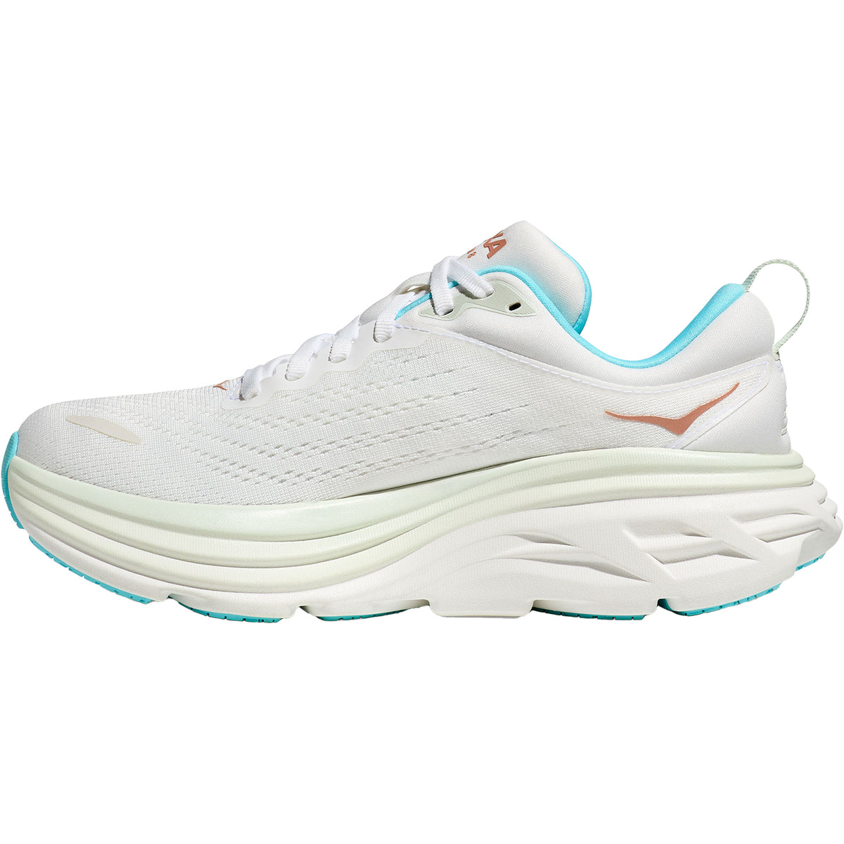 Women's Hoka Bondi 8 Frost Rose Gold Mesh – Footwear Etc.