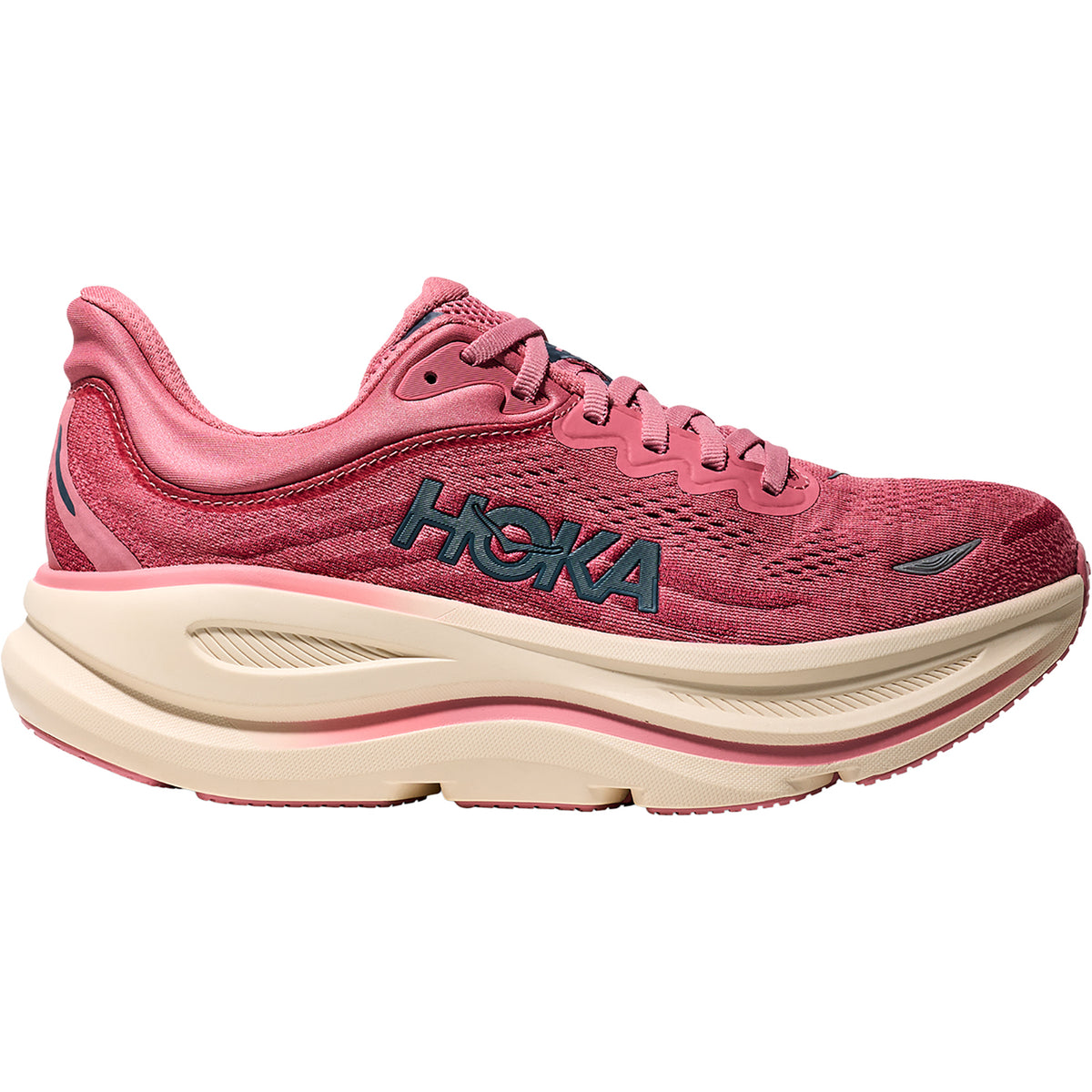Hoka Bondi 9 (Neutral Support) Women's Athletic Shoes Lingonberry