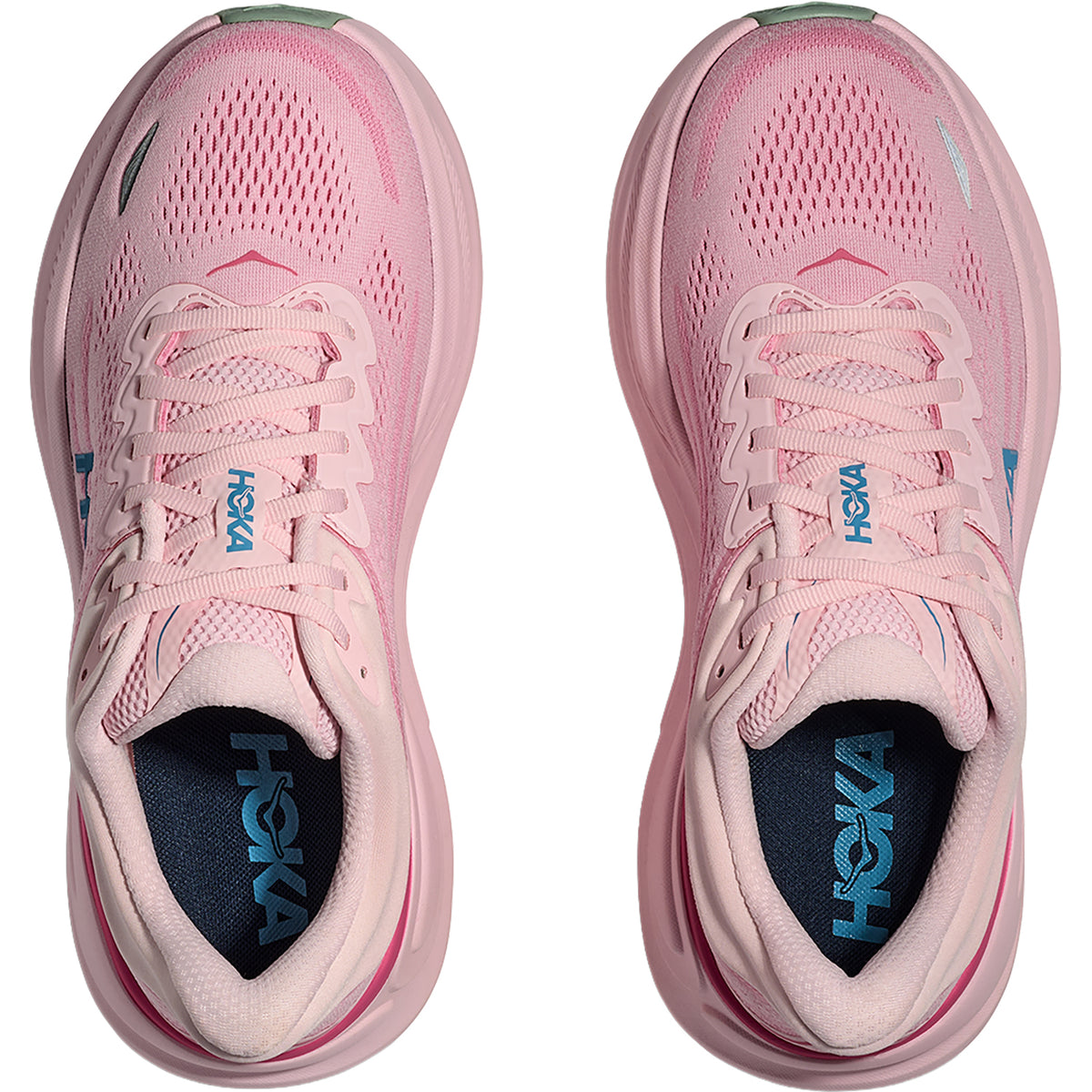 Hoka Bondi 9 Women's Athletic Shoes Rose Tea/Petal (Neutral