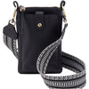 Womens Hobo Hobo International Cass Phone Crossbody Black Pebbled Leather Black Pebbled Leather
