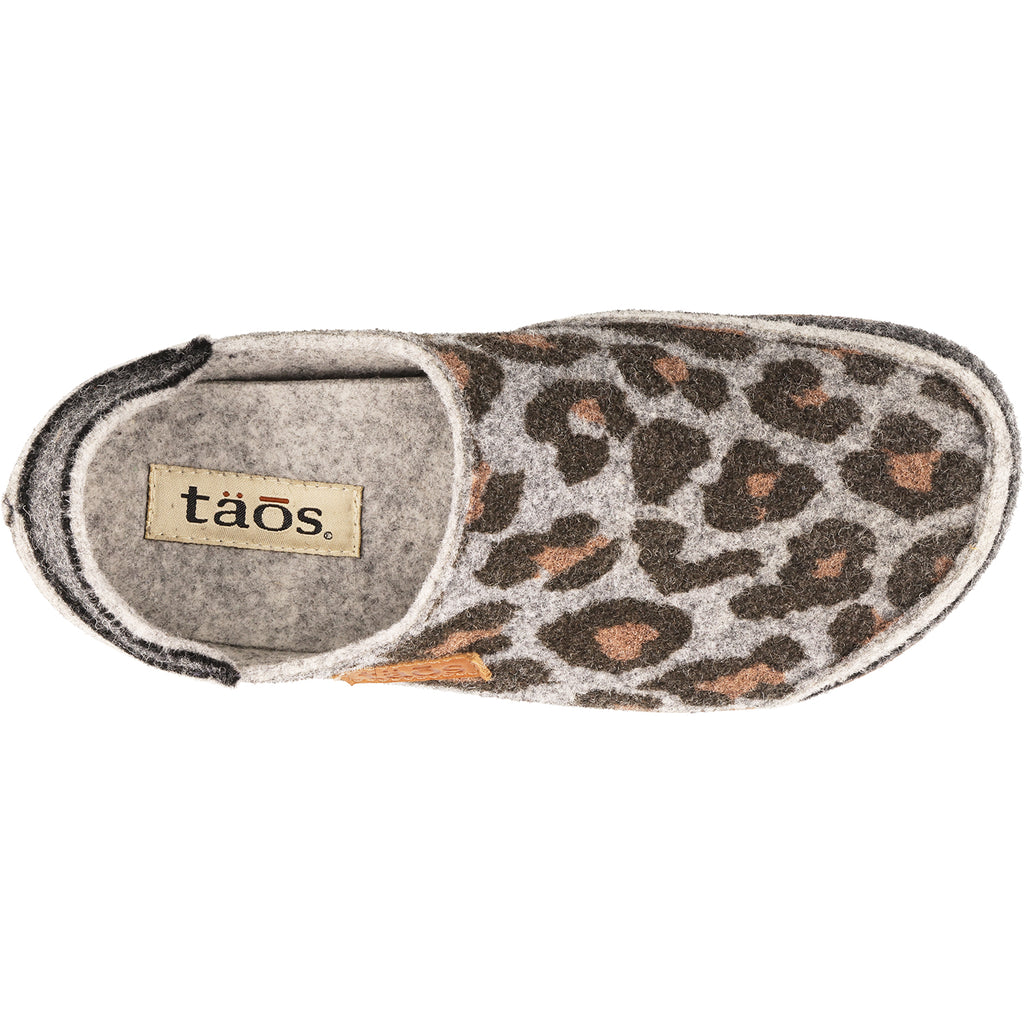 Womens Taos Women's Taos Convertawool Charcoal Leopard Wool Charcoal Leopard Wool