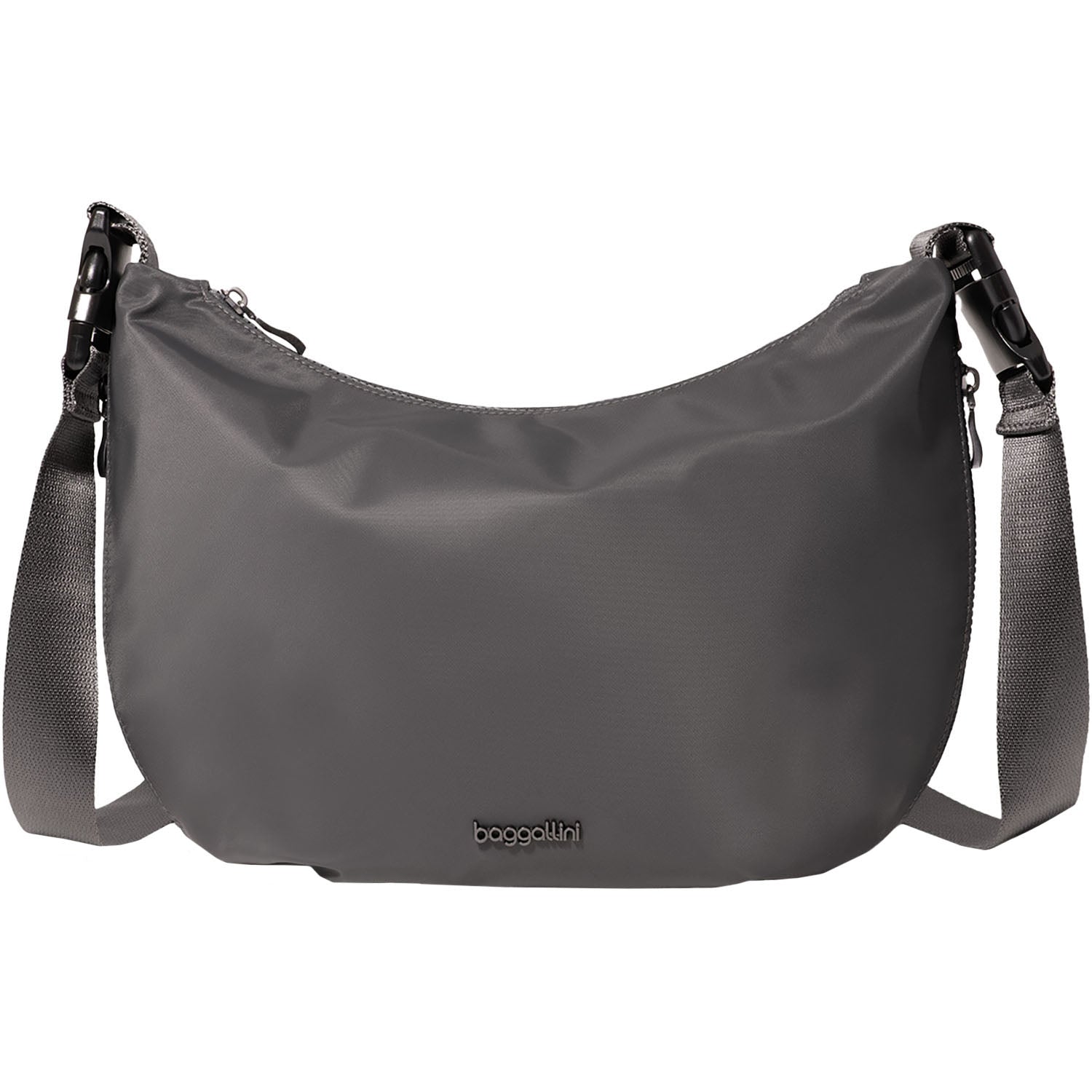 Womens Baggallini Baggallini Crescent Convertible Hobo Smoke Twill Smoke Twill