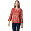 Womens Habitat Women's Habitat Crossover V-Neck Apple French Floral Apple FLoral