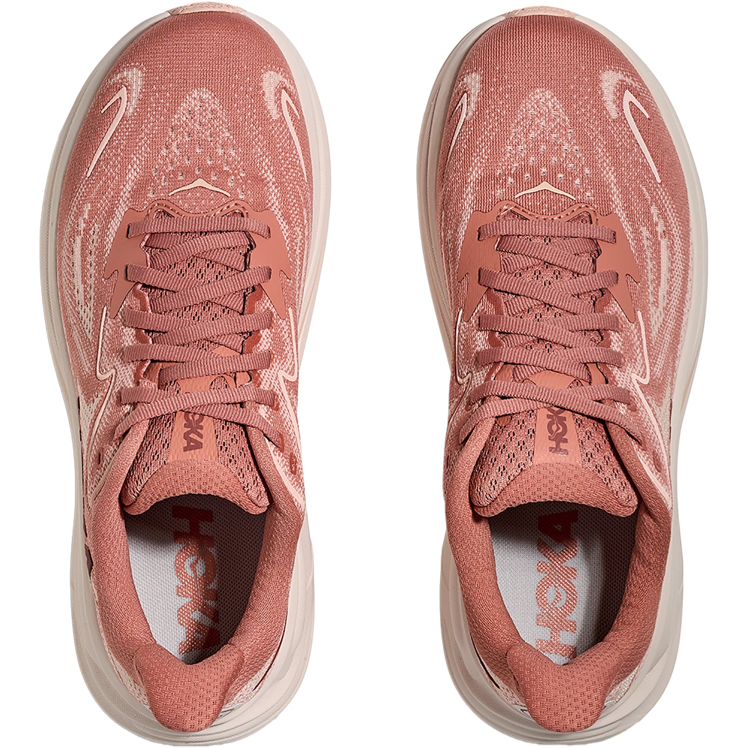 Womens Hoka one one Women's Hoka Clifton 10 Blush/Rose Latte (Neutral Support) Blush/Rose Latte