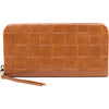 Womens Hobo Hobo International Eliza Continental Wallet Truffle Vintage Weave Leather Truffle Vintage Weave Leather