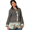 Womens Little journeys Women's Little Journeys Dolce Blouse Charcoal Dot Charcoal Dot
