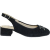 Womens Ara shoes Womens Ara Gallant Sling 2 Black Kid Suede Black Kid suede